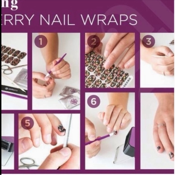 RARE Jamberry Nail Art Studio Designed Sunflower Print Nail Wraps - Picture 7 of 9